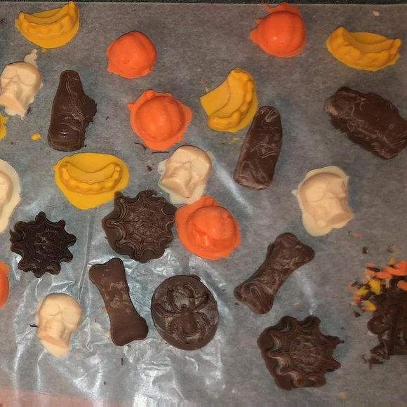🎃 Pumpkins Silicone Chocolates Ice Tray Jello Shots Halloween Mold Kids Parties - Picture 6 of 13